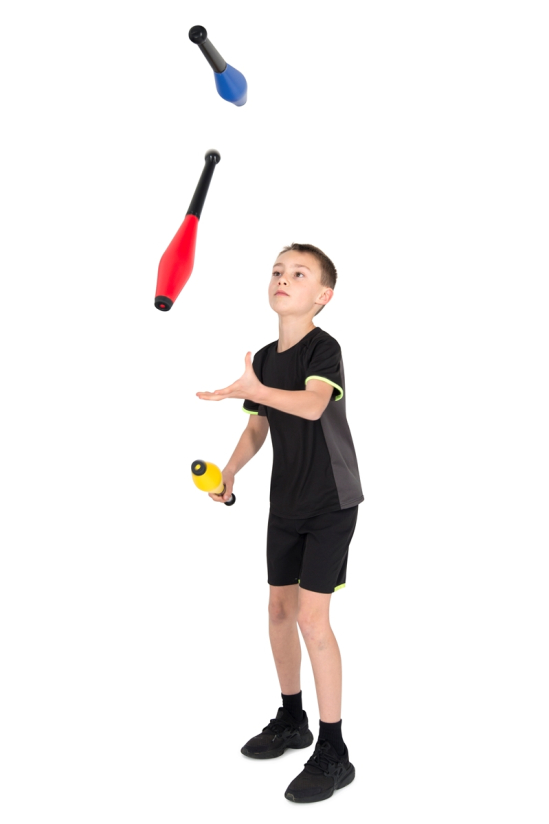 Set van 3 jongleerknotsen "ontdekking"