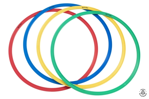 Set of 4 Durable Flat Hoops