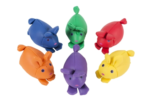 Set of 6 Bean Bag Animals