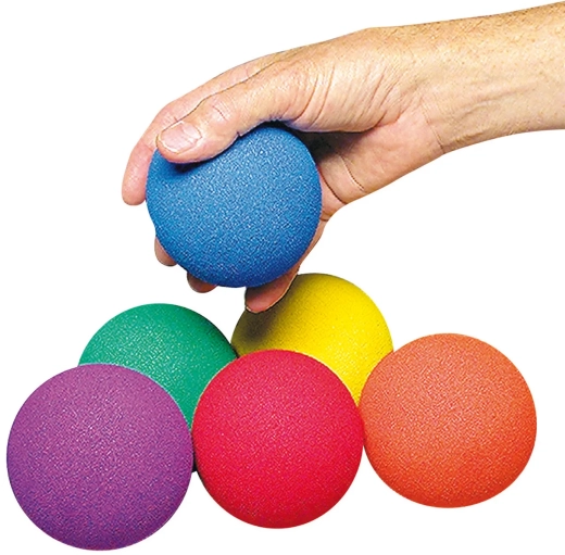 Set van 6 niet terugstuitende ballen