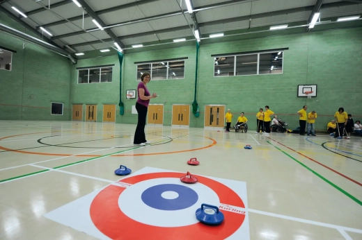 Curling spel