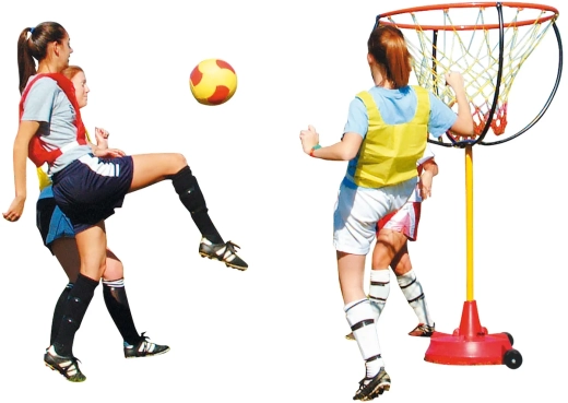 Foot-Basket Game Goal