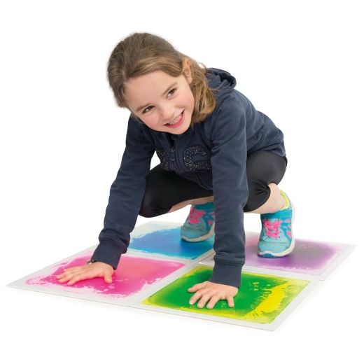 Set van 4 sensorische vloertegels