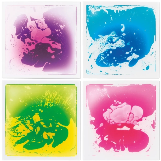 Set van 4 sensorische vloertegels