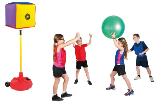 Poull Ball Starter Set with Inflatable Cubes