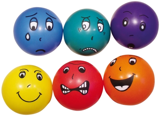 Set van 6 gezichtsballen
