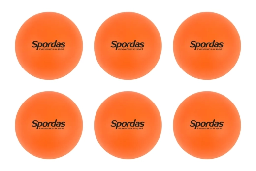 Lot de 6 balles de hockey scolaires