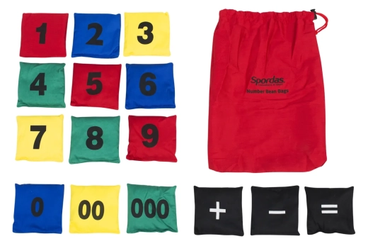 Numbered Bean Bags Set