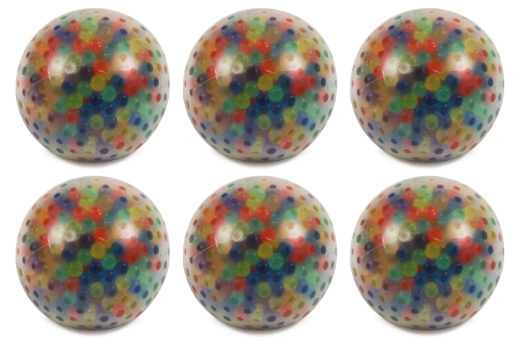 Set of 6 Water Bead Squeeze Balls