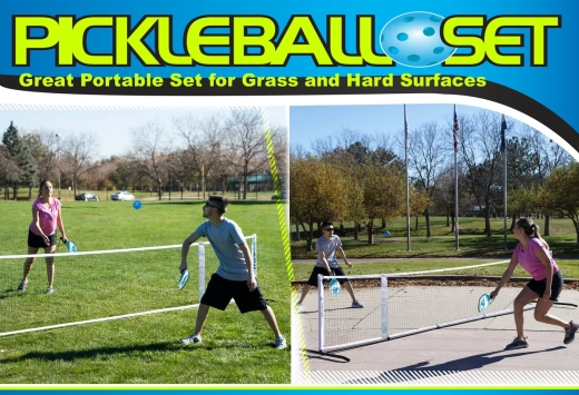 Portable and Adjustable Pickleball Net Set