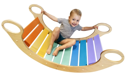 Wooden Rocking Tunnel