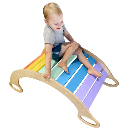 Wooden Rocking Tunnel