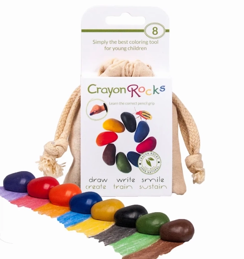 8 Colors Crayon Rocks Bag