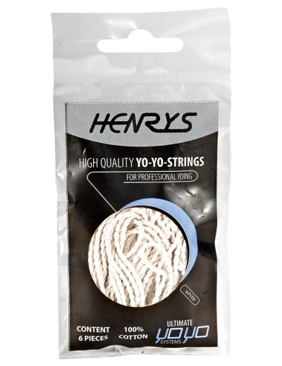 Pack of 6 Henrys Spare Strings for Yo-Yo