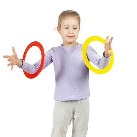 Set of 3 Juggling Rings 24cm