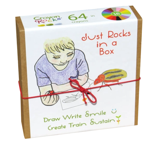 Box of 64 Crayon Rocks