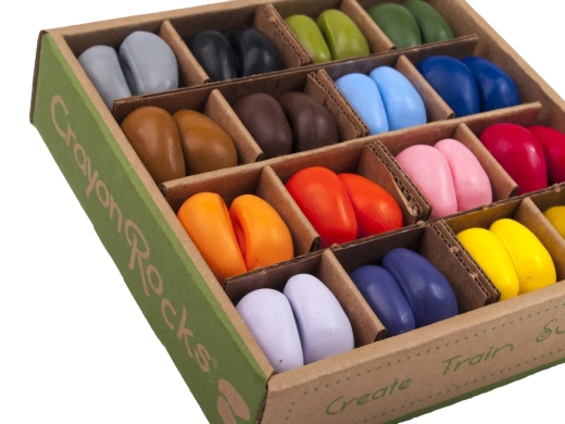 Box of 64 Crayon Rocks
