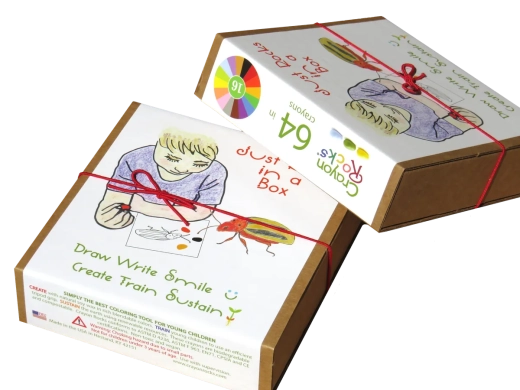 Box of 64 Crayon Rocks