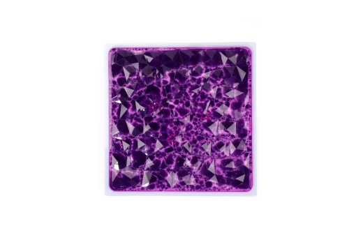 Lot de 4 dalles gel texturées