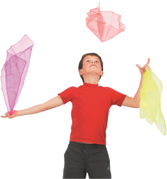 Set of 72 Juggling Scarves
