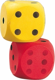 Foam Dice Pair 16cm