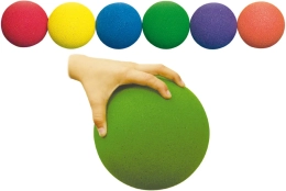 Set of 6 Out-R-Coat Foam Balls