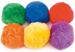 Set van 6 wollen ballen