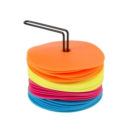 Lot de 24 marques au sol fluo