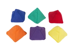 Set of 6 Pyramid Bean Bags
