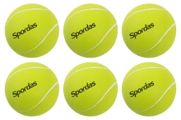 Set of 6 High Density Foam Tennis Balls