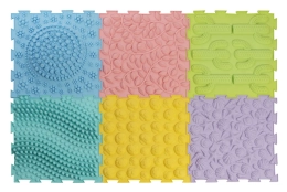 Set of 6 Sensory Massage Puzzle Mats