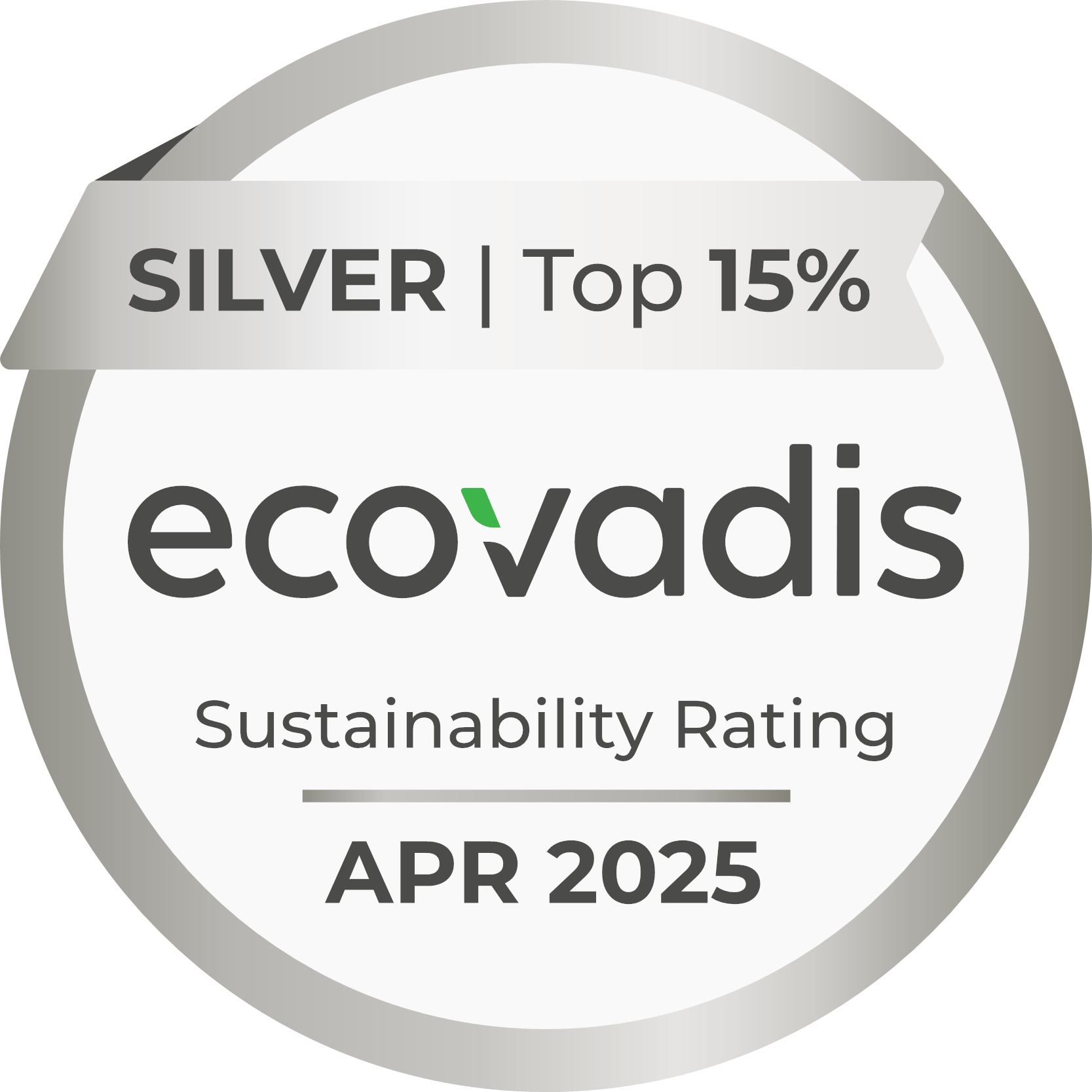 EcoVadis Silver Medal